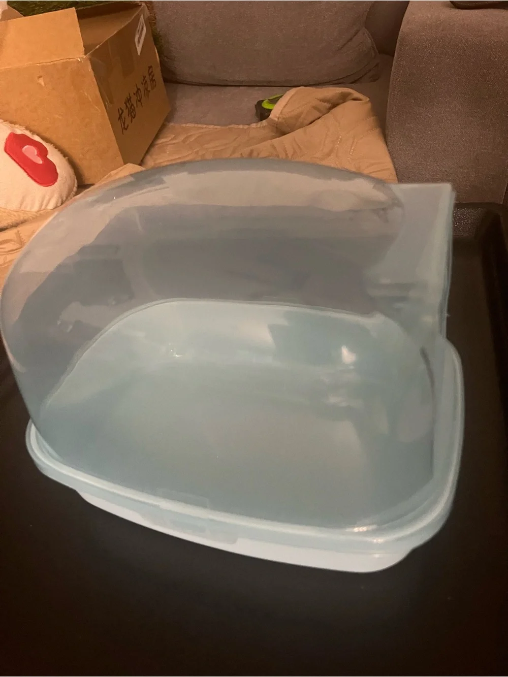 Clear Protective Silicone Case - Light Blue for Small Electronics
